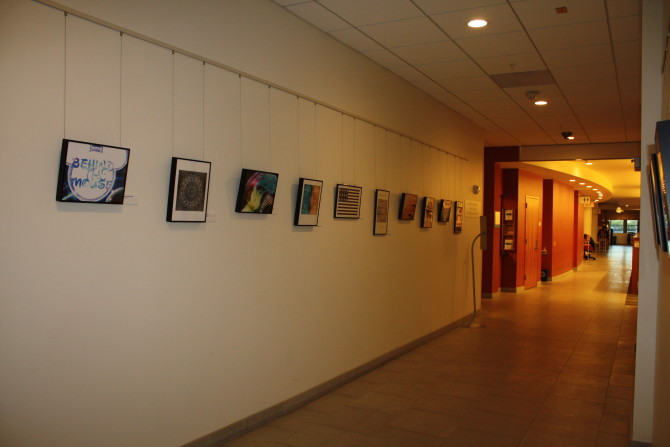 Photo: "Behind the Mouse" reception honors student art...
