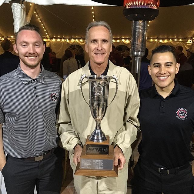 Photo: Coach Bokosky officially brought home the hardware for the Panthers...