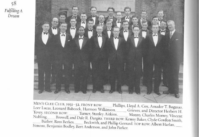 Photo: #TBT: Men's Glee Club 1931-1932.