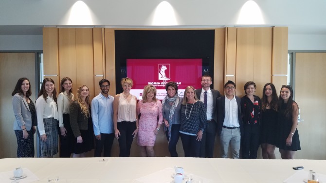 Photo: Women of Chapman Support Students of Dodge