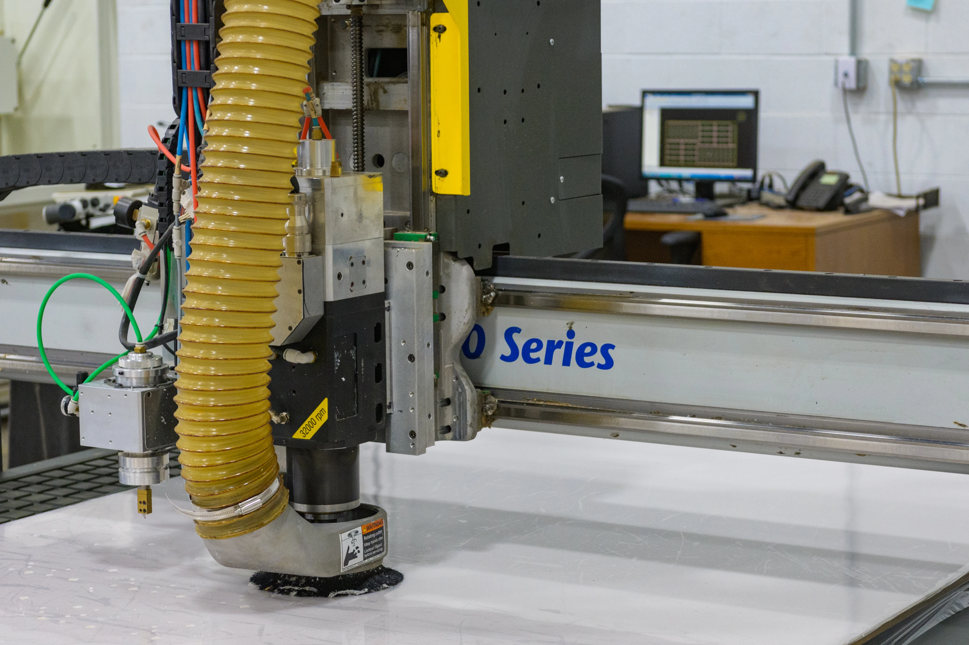 CNC routing and custom plastic cutting services at Laird Plastics Akron in Stow, Ohio