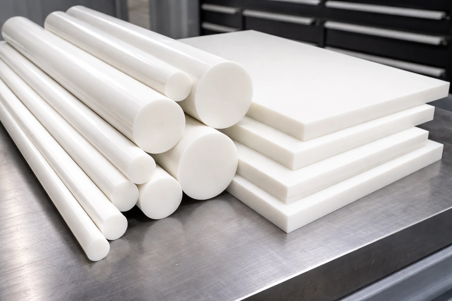 Acetal Delrin rods and sheets for precision gears and bushings at Total Plastics Rhode Island