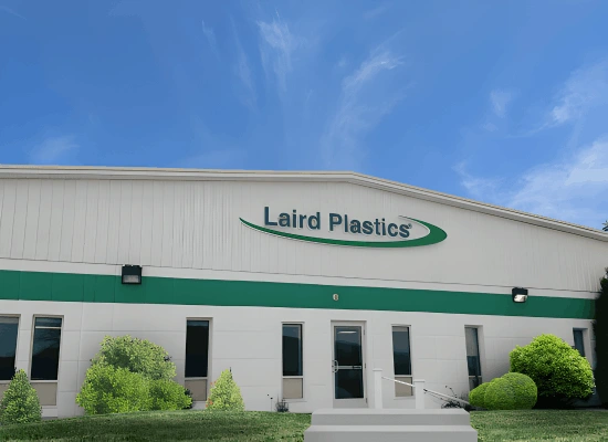 Laird Plastics Pittsburgh warehouse and showroom facility in Gibsonia, Pennsylvania