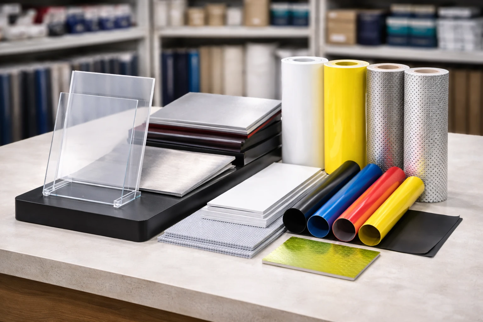 Sign and graphics materials including foamboards, ACM, acrylic, and polycarbonate at Laird Plastics Pittsburgh