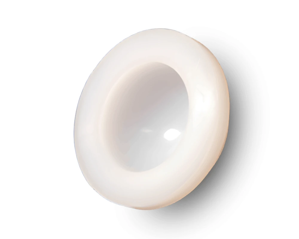 UHMW-PE Ultra High Molecular Weight Polyethylene surgical grade rod for orthopedic implants and joint arthroplasty components