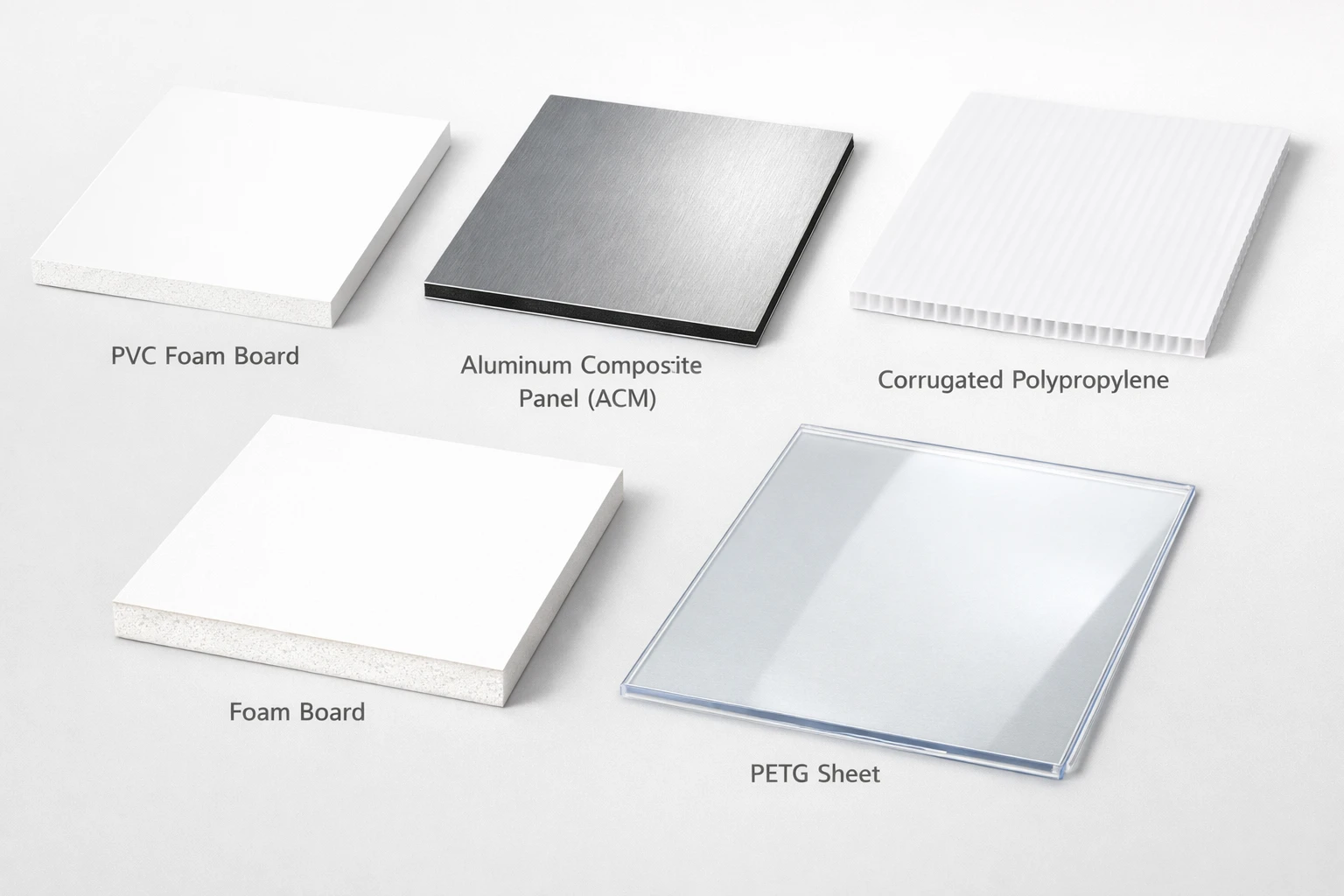 Plastic sheet and sign materials in stock at Laird Plastics Dallas, TX