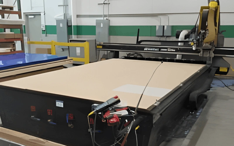 CNC routing, computerized saw cutting, and plastic film converting at Laird Plastics Detroit in Shelby Township, MI