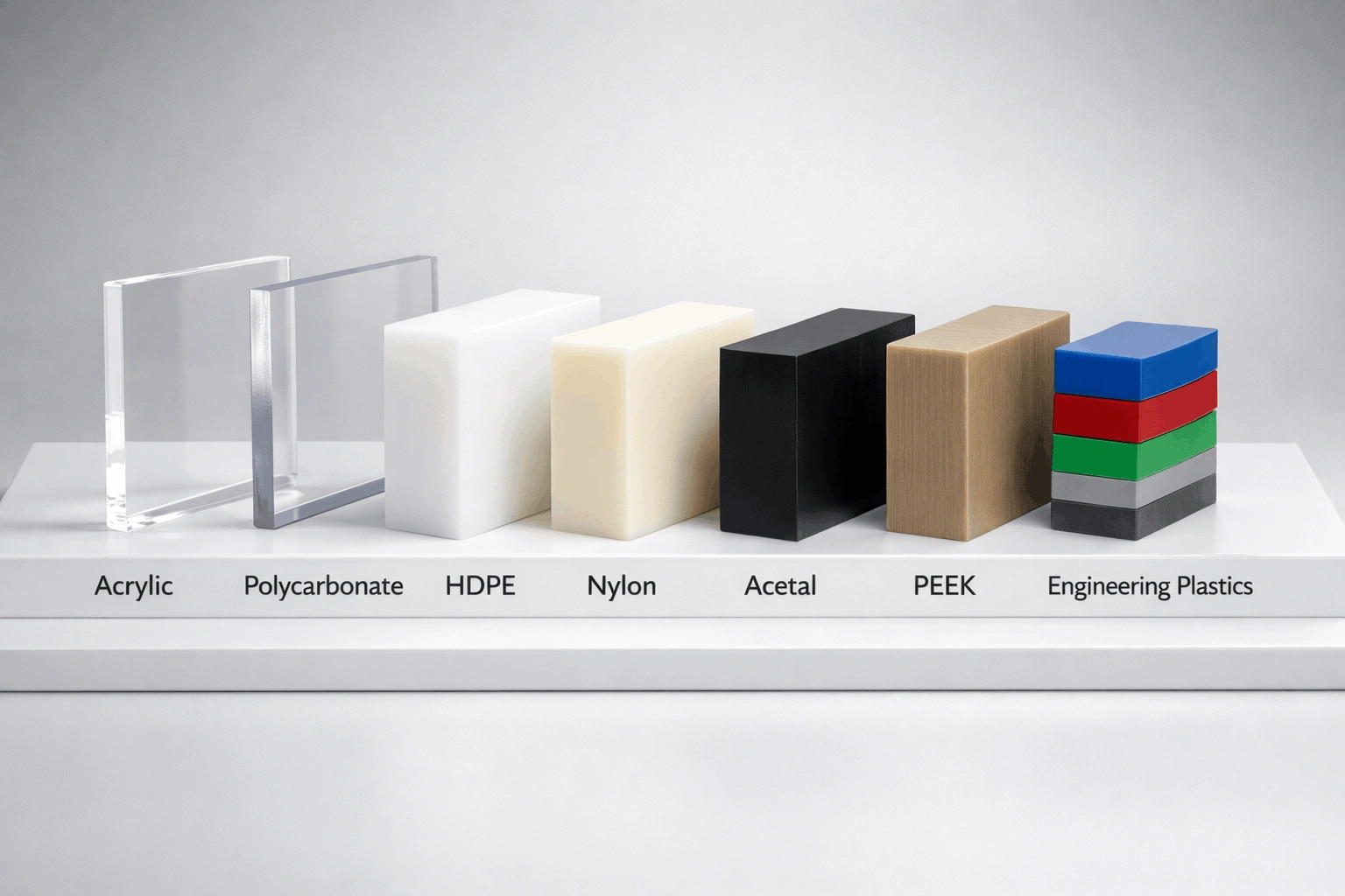 Acrylic, polycarbonate, HDPE, nylon, acetal, PEEK, and engineering plastics at Laird Plastics Detroit, MI