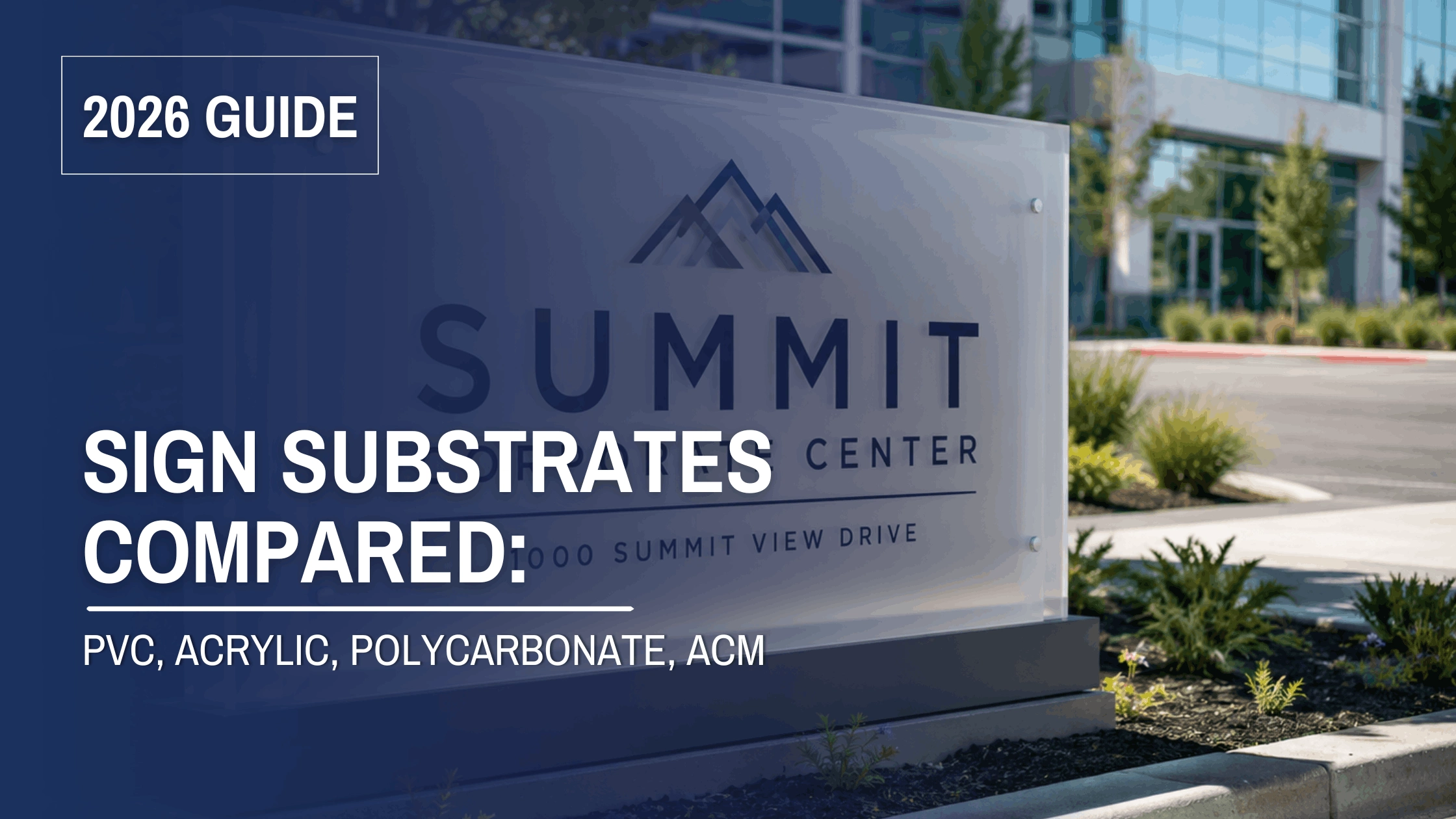 Sign Substrates Article – Farco Plastics Resource Article Banner