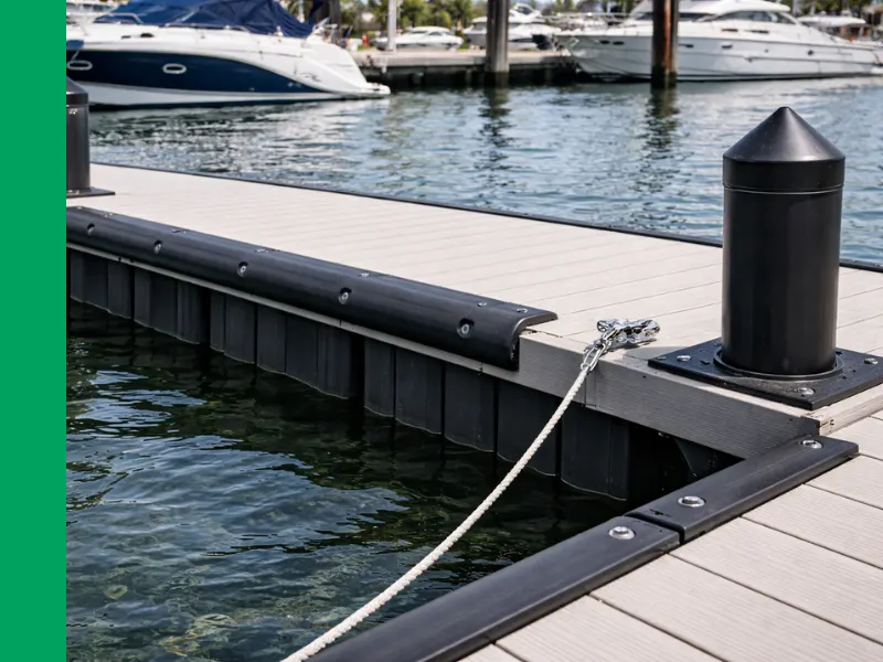 HDPE and UHMW polyethylene sheets for marine and industrial use