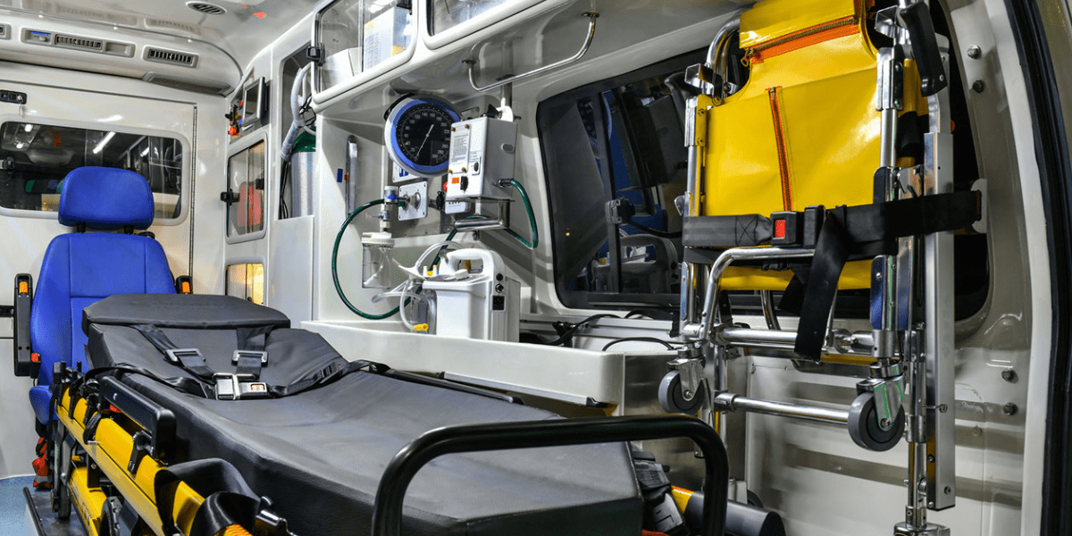 Ambulance interior