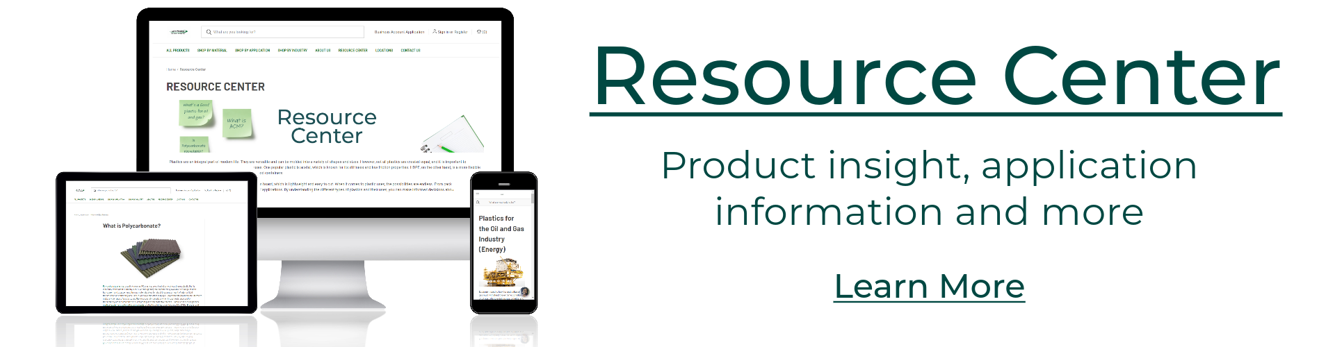 Laird Plastics Resource Center Link Banner