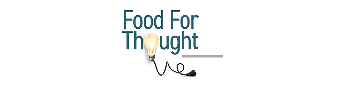 Food for thought banner