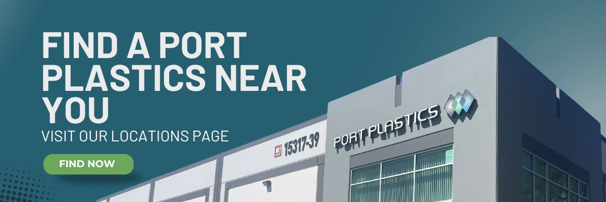 FInd a port plastics near you, Port Plastics Locations banner