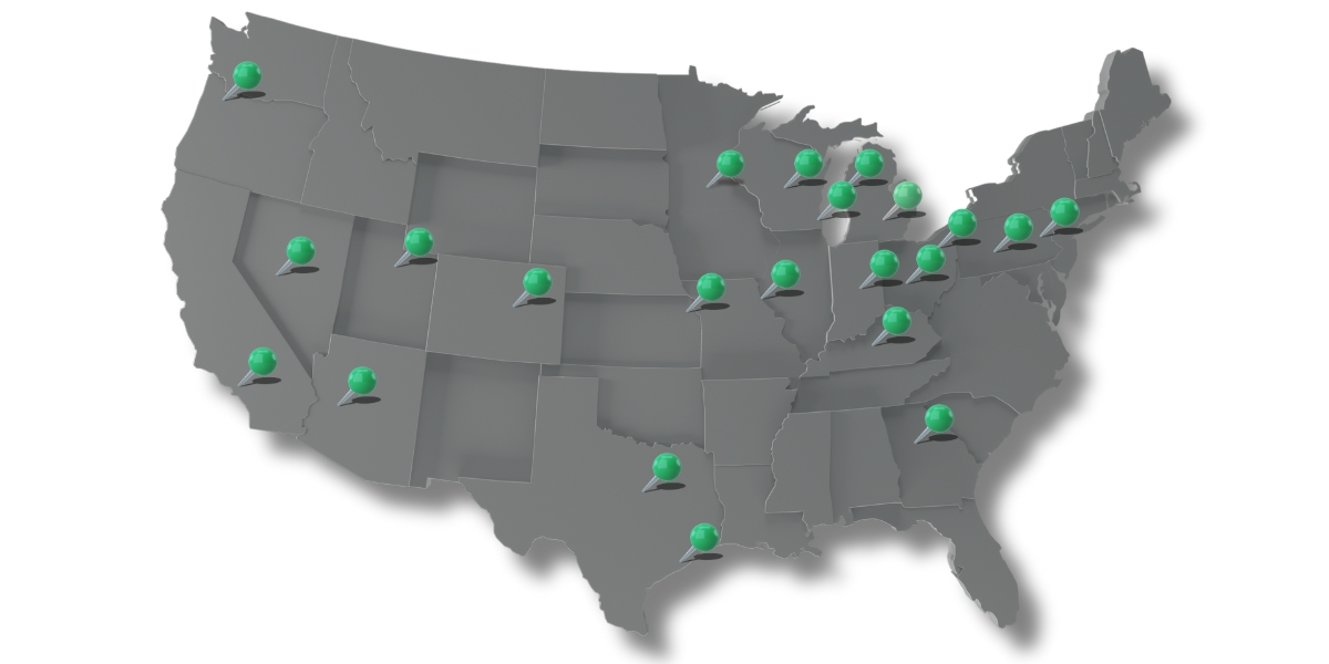 TrenchSafe Locations Map