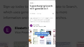 Video: Integrating generative AI in Google Search