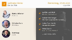 Video: suchradar Arena (27. Mai 2021): LaMDA und MUM, Linkaufbau + mehr
