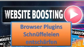 Video: Browser Plugins Datenübertragungen abstellen - Website Boosting Shortys