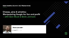 Video: Searchmetrics Summit: SEO Masterminds | Manipulating Google for fun and profit | Malte Landwehr