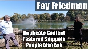 Video: Fay Friedman On Duplicate Content, Featured Snippets & People Also Ask - #115