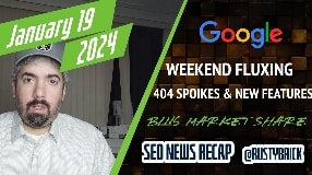 Video: Google Weekend Ranking Teetering, 404 Spikes, Circle To Search & AI Multisearch, Bing Market Share