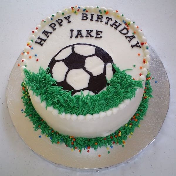 1pc Birthday Party Football Theme Cake Topper | SHEIN