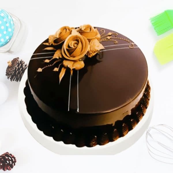 Order Choco Truffle Cake online free delivery in 3 hours Flowera