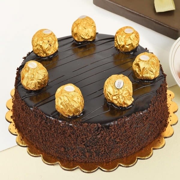 Luxury Ferrero Rocher Cake – Beardy Baker