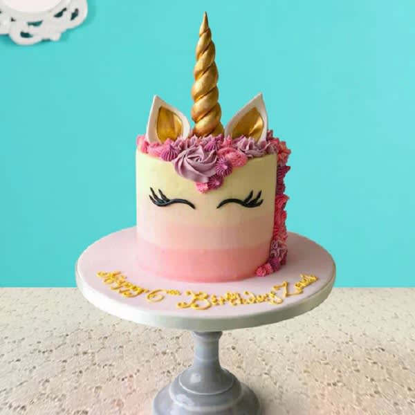 Pink Rainbow Unicorn Cake – Smoor