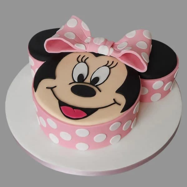 Cute Mickey Mouse Birthday Cake For Boy With Name