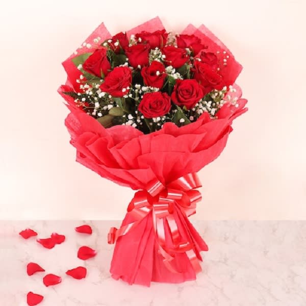 Talking Roses (Print on Rose) (100 Red Roses) - send Talking Roses (Birthday  Gifts) to India, Hyderabad