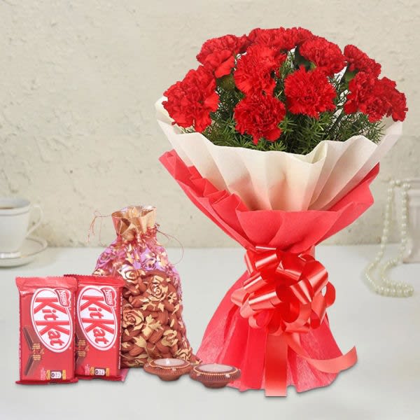 Order Carnation Chocolates n dryfruits online | free delivery in 3 ...