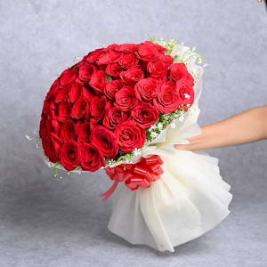 Order Red Roses Bouquet Online For Birthday, wedding & Valentine's day