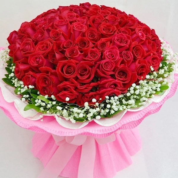 99 Roses Cut Order 99 Rose Bouquet online | free delivery in 3 hours - Flowera
