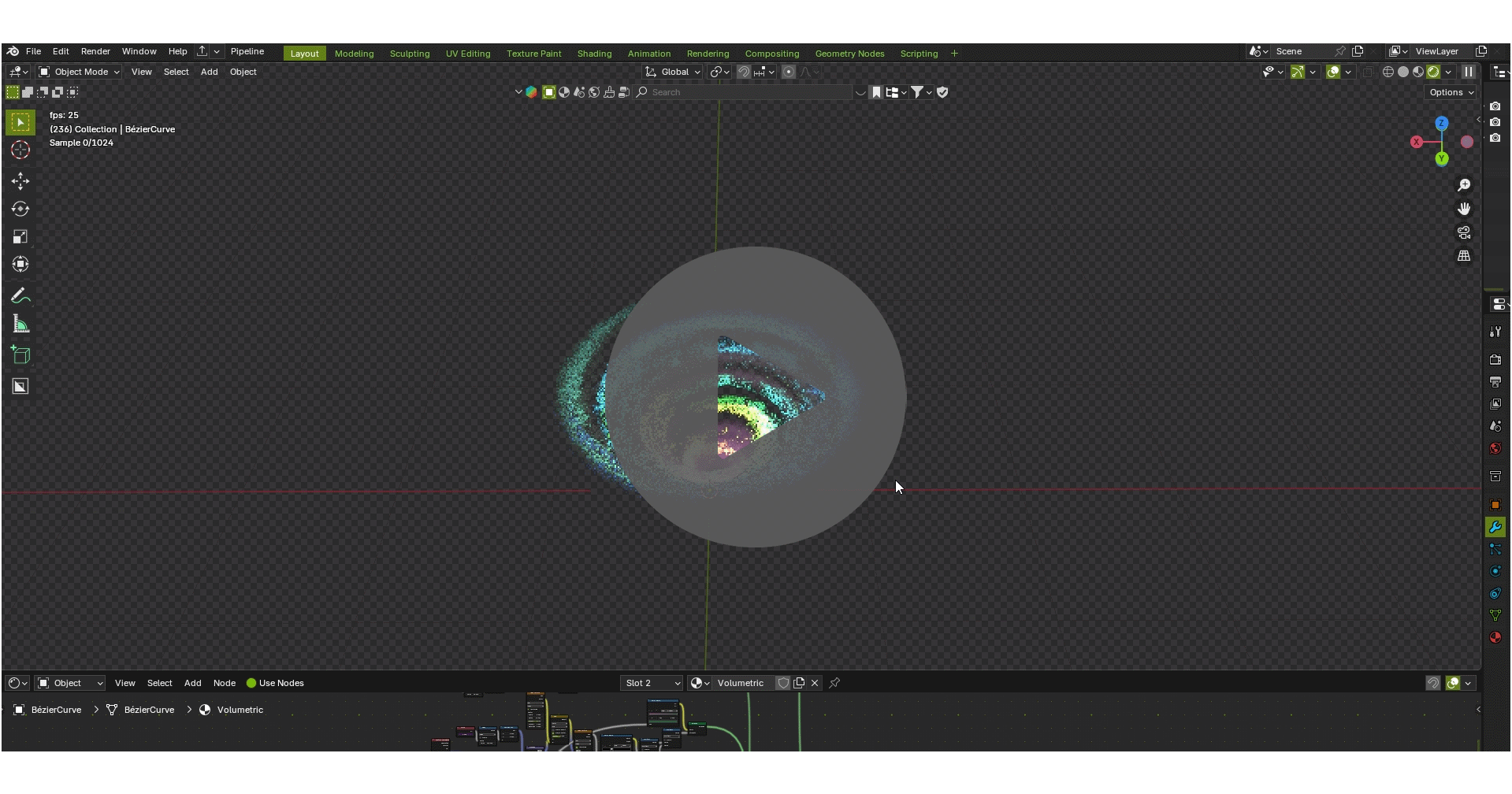 Wurmloch Shader in Blender