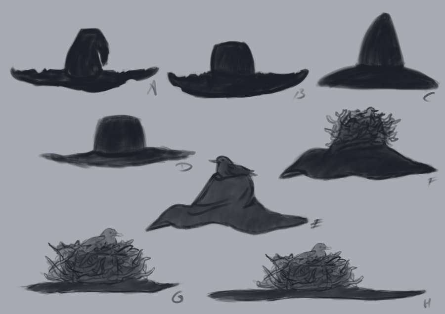 Hat silhouette exploration