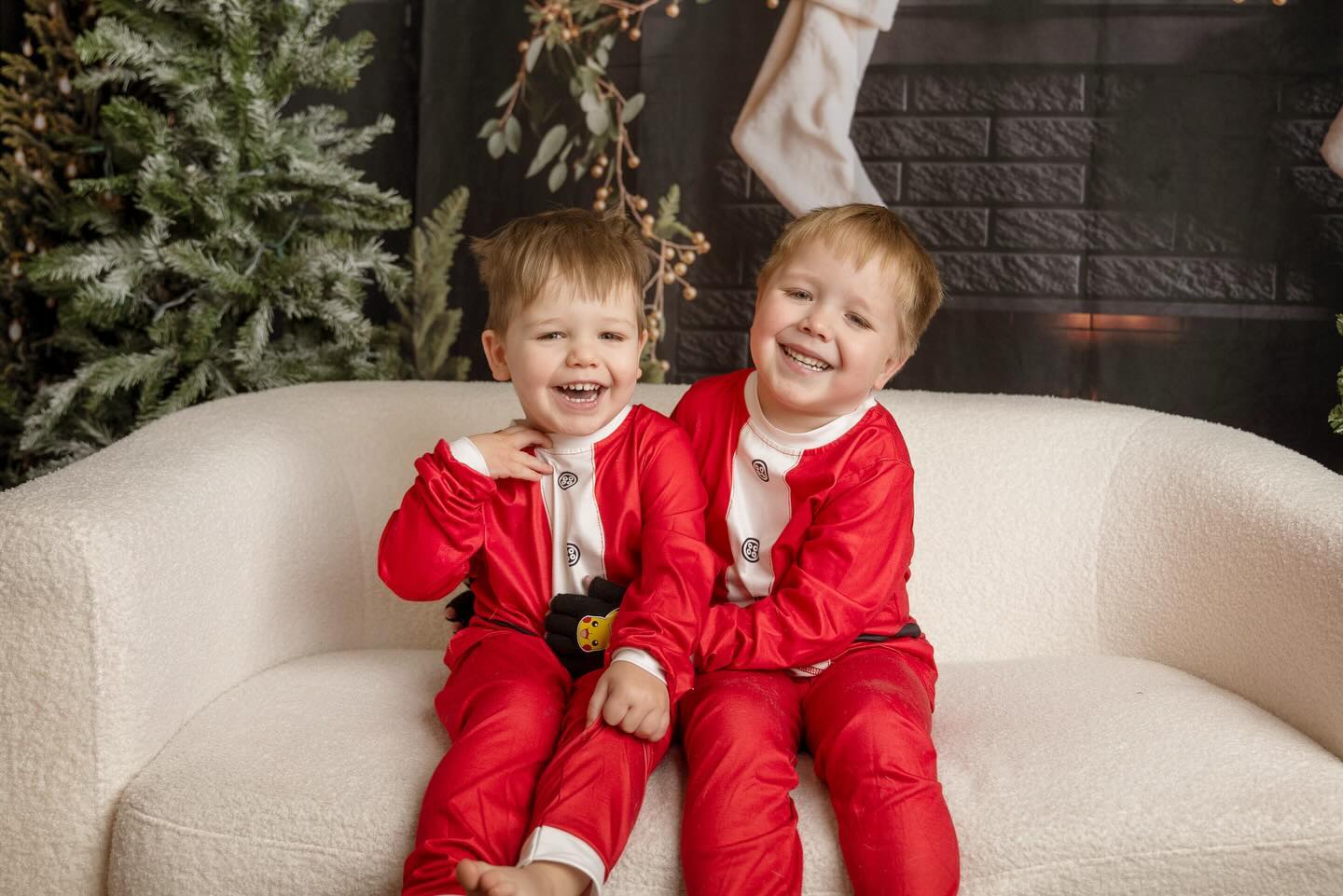 Christmas photo shoot with the boys