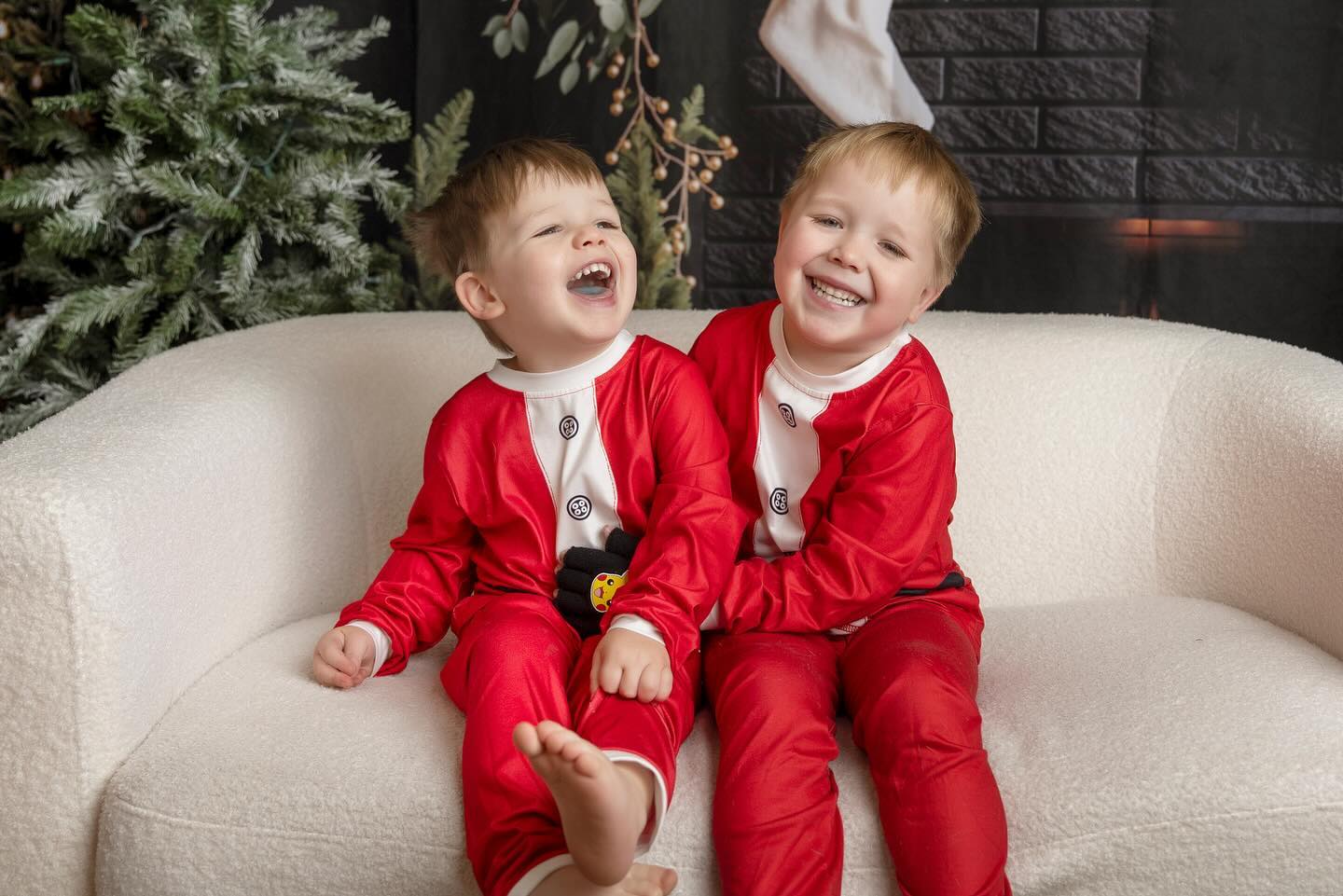 Christmas photo shoot with the boys