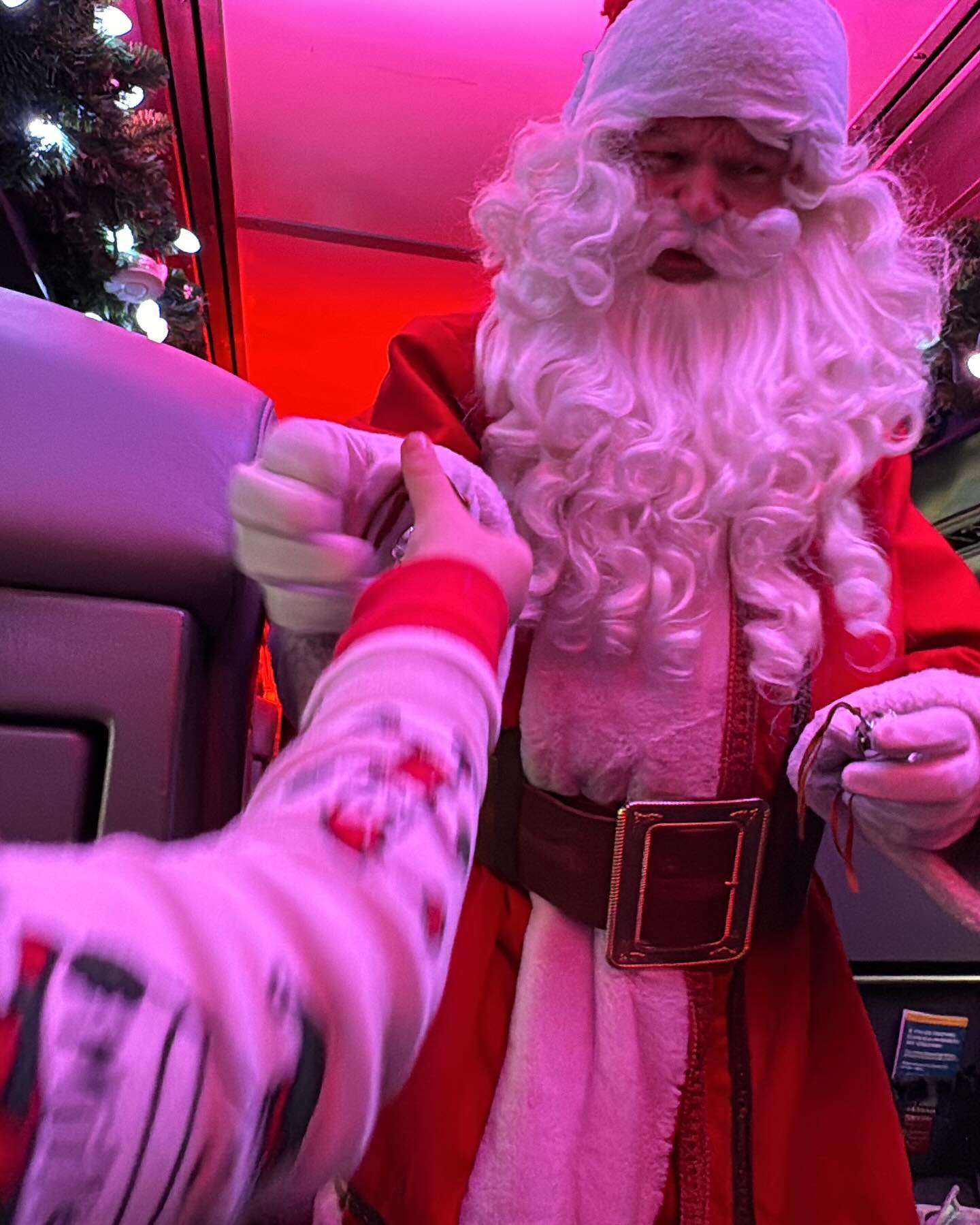 Ryan's dream came true. 🎅🏼🚂