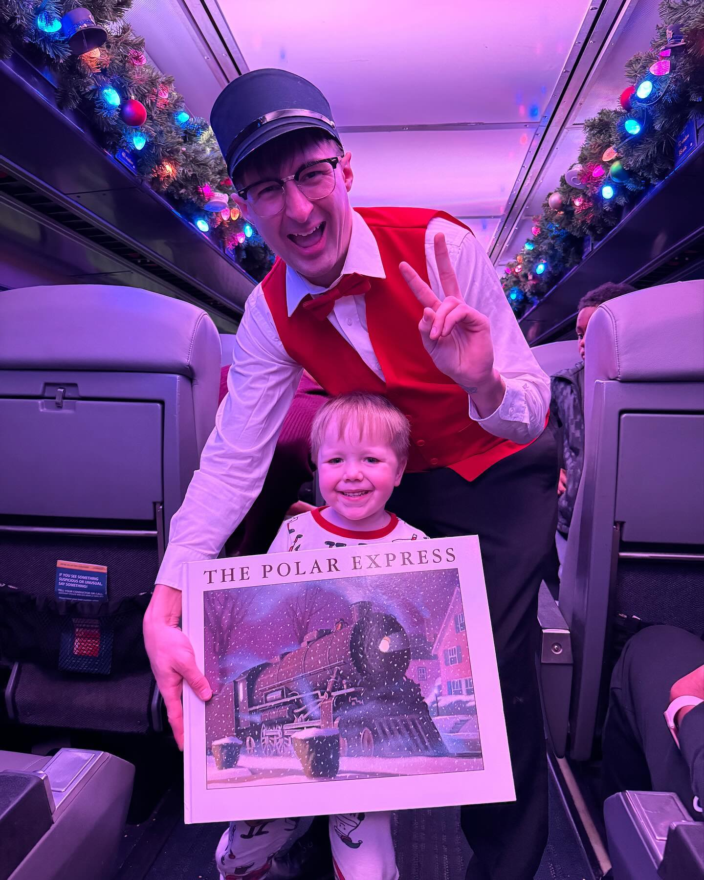 Ryan's dream came true. 🎅🏼🚂
