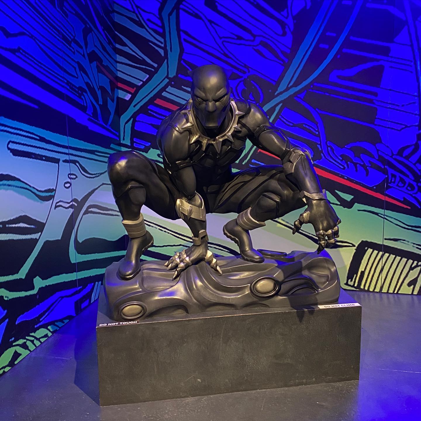 Fun time at the Marvel exhibit!