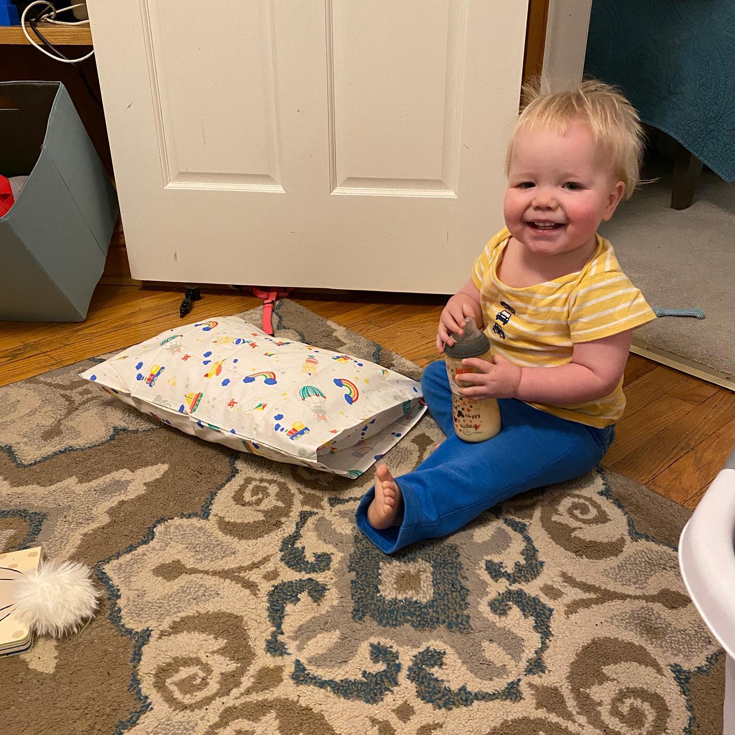 First big boy pillow