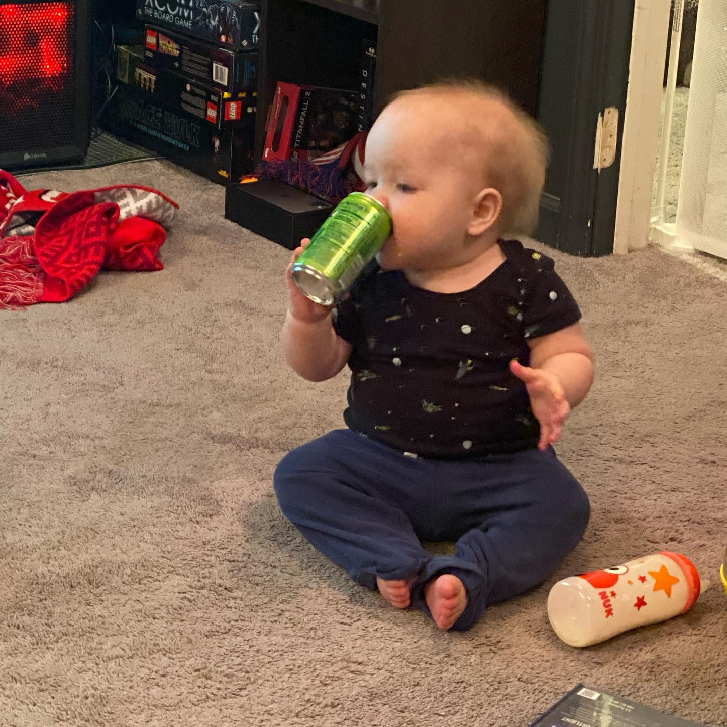 He's definitely my son.