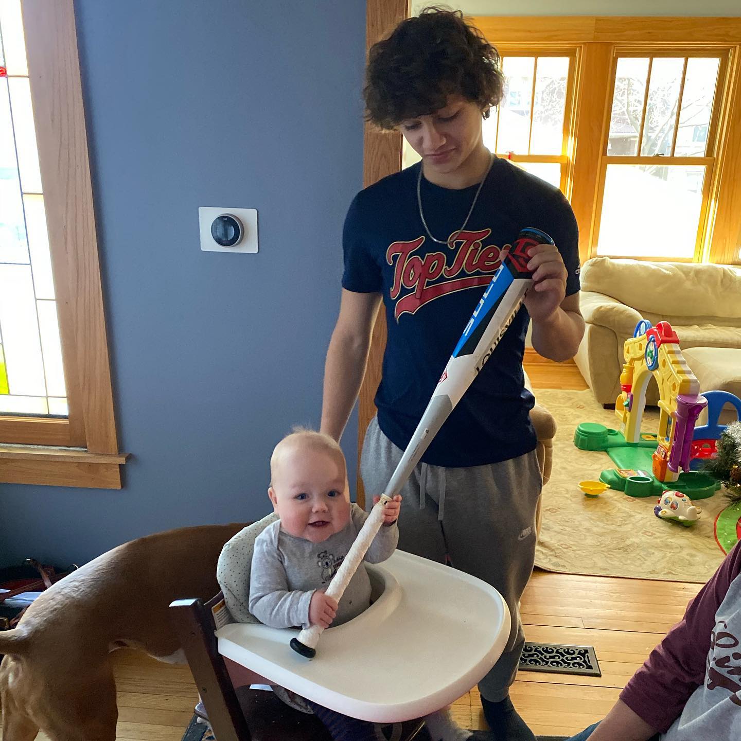 Another athlete in the family