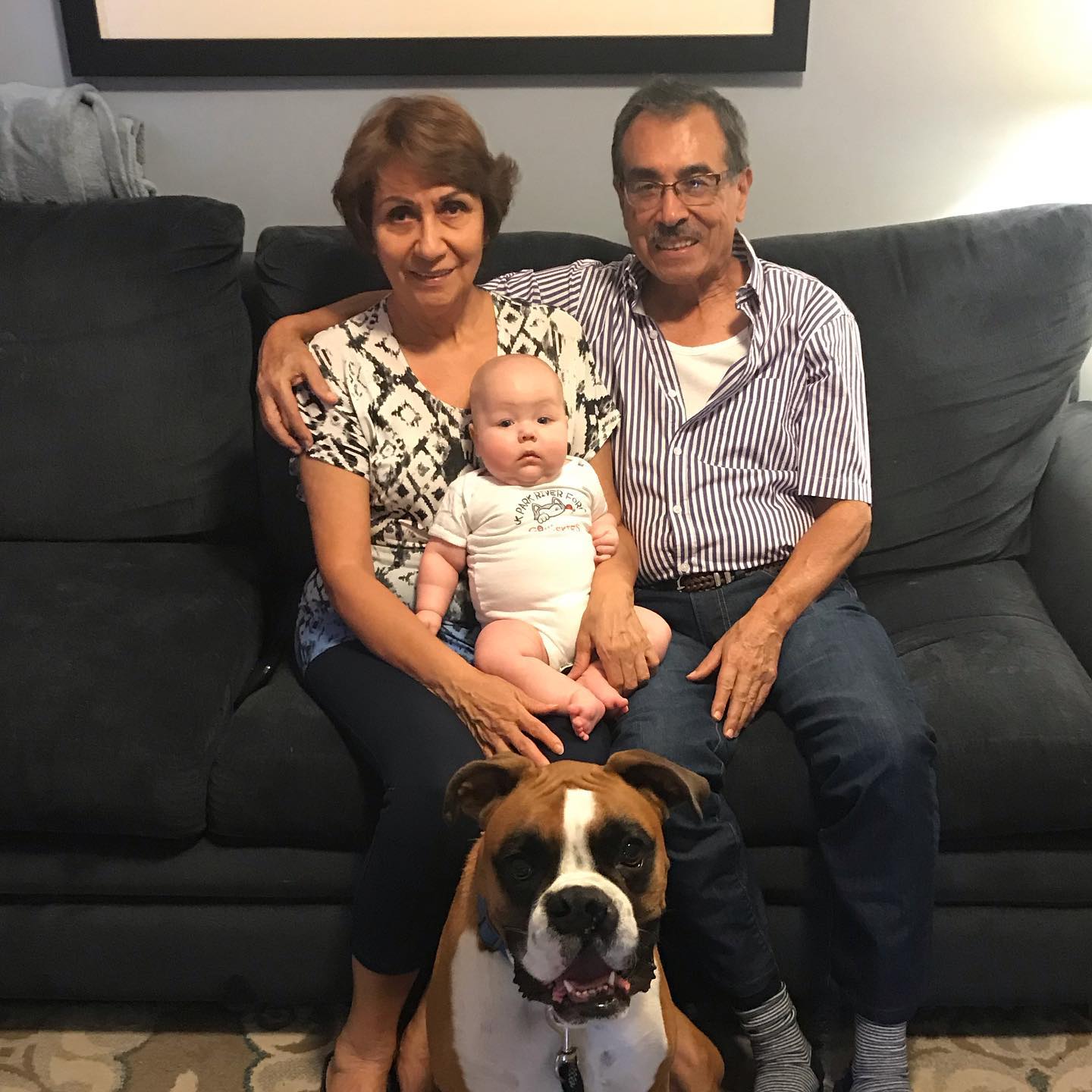 Ryan w/ his abuelos and Geno