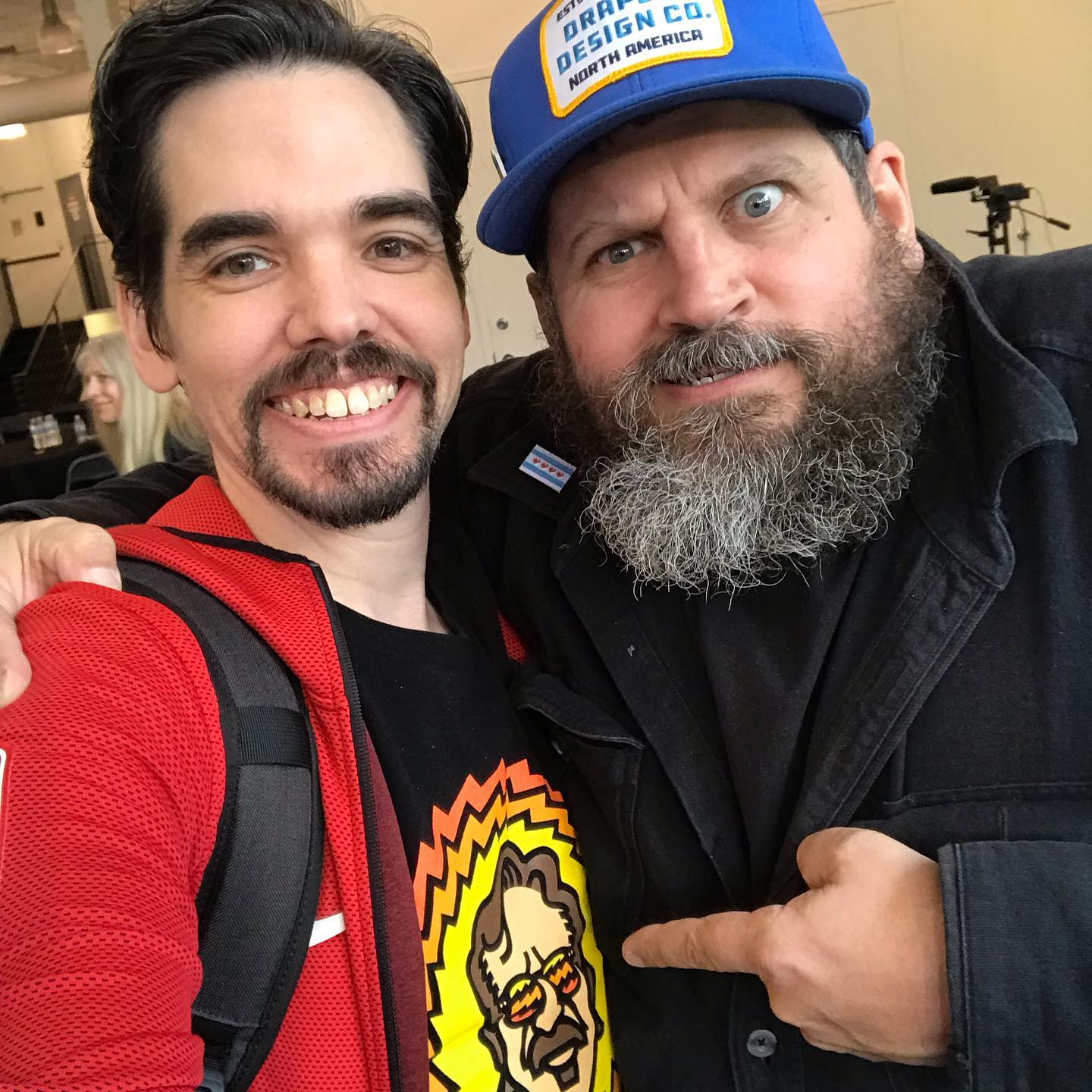 Another great workshop with @draplin!