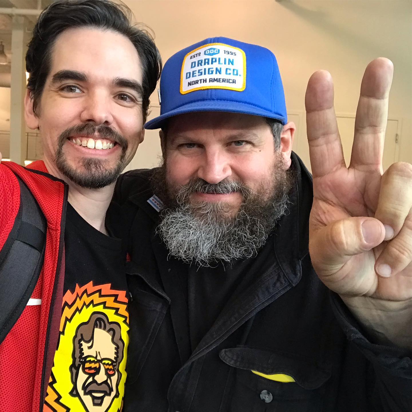 Another great workshop with @draplin!