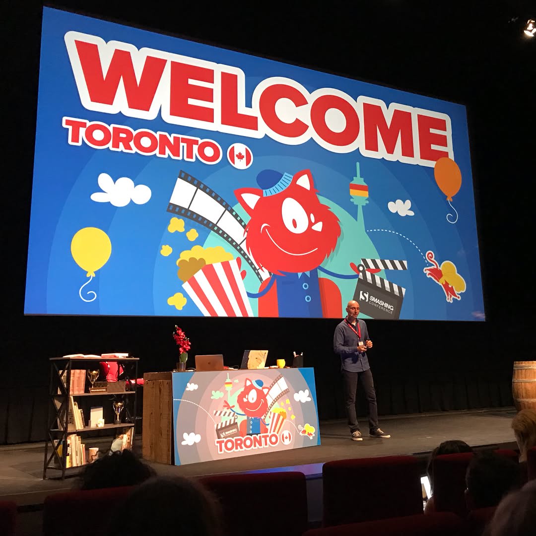 Such a diverse mix of topics and speakers at Smashing Conference Toronto last week! Hands down my favorite conference ever. @smashingmagazine