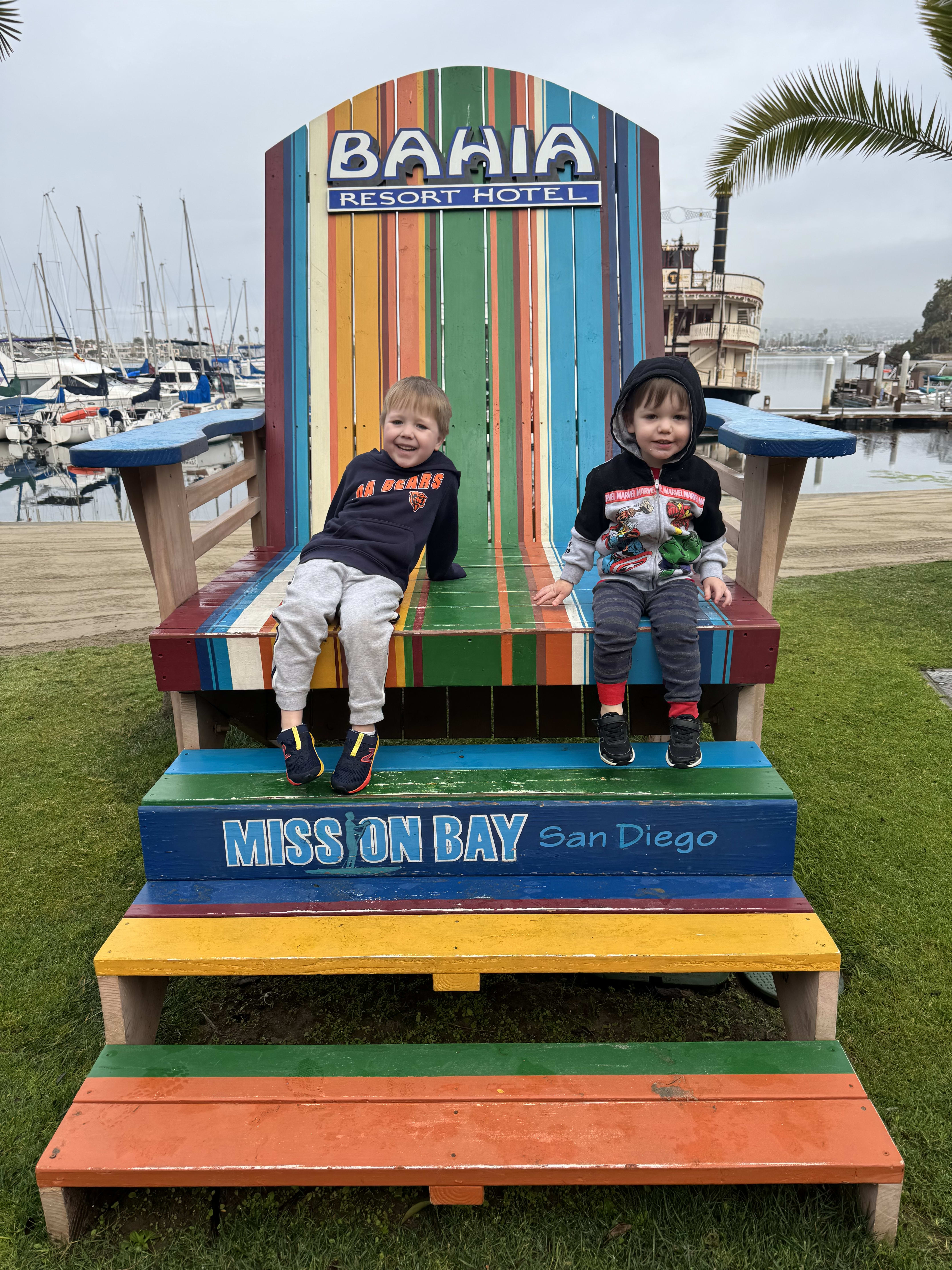 Allie and the boys joined me in San Diego and we did a lot! 😅