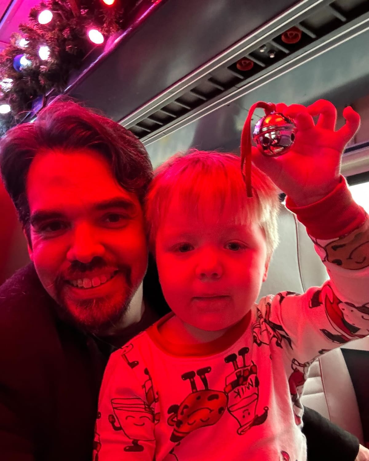 Ryan's dream came true. 🎅🏼🚂